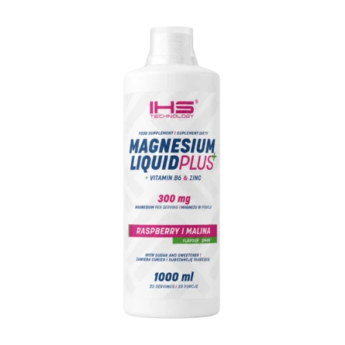 IHS - MAGNESIUM LIQUID PLUS 1000ml RASPBERRY