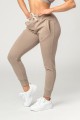 Deadlift - Spodnie dresowe damskie NUDE beżowe