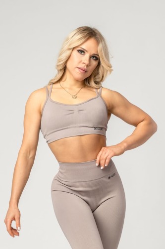 Deadlift - Stanik bezszwowy sportowy RIBBED 