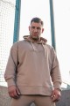 Deadlift - Bluza męska oversizowa NUDE beżowa