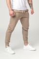 Deadlift - Spodnie dresowe męskie NUDE  beżowe
