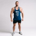 Olimp - Męski Tank Top Don't Cry navy