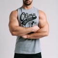 Męska koszulka treningowa Olimp - Men Sleeveless Athletics GRAY