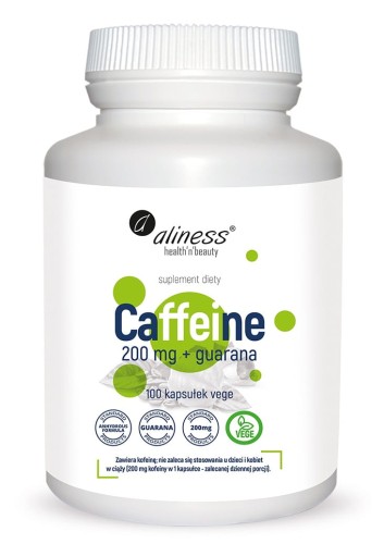 ALINESS - CAFFEINE 200MG Z GUARANĄ 100 CAPS