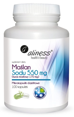 ALINESS - MAŚLAN SODU 550MG 100 KAPS