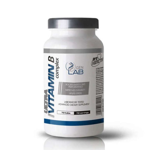 GENLAB - ULTRA VITAMIN B COMPLEX 72 TABS