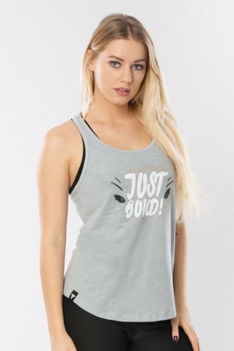 TREC WEAR - Szara koszulka na ramiączkach damska STRINGER TRECGIRL GREY
