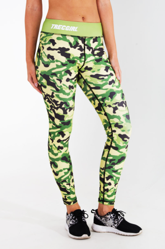 TREC WEAR - Legginsy damskie TRECGIRL moro