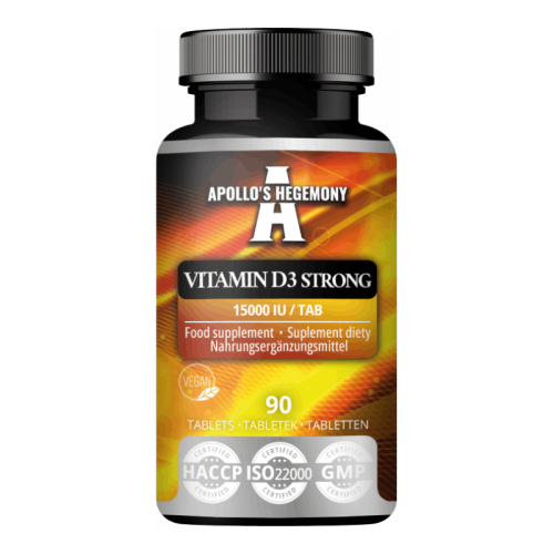 APOLLO'S - Vitamin D3 Strong 90 tab.