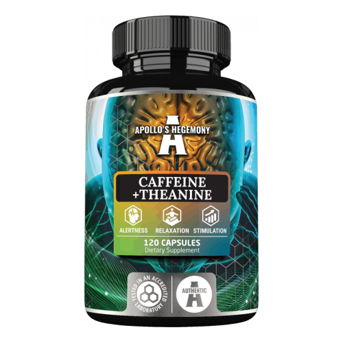 APOLLO'S - Caffeine + Theanine (Kofeina + Teanina) 120 kaps.